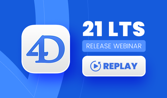 Webinario de lanzamiento de 4D 21 LST