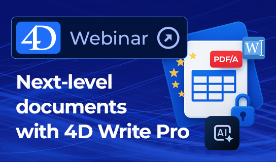 Webinario 4D Write Pro