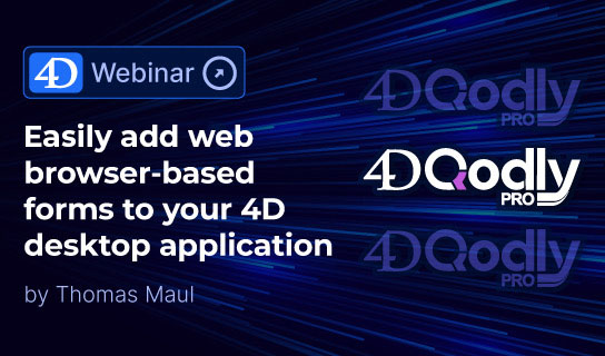 Webinario 4D - Julio: 4D Qodly Pro