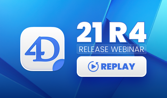Webinario 4D 21 R4: QUIC lo mantiene conectado, IA... y más